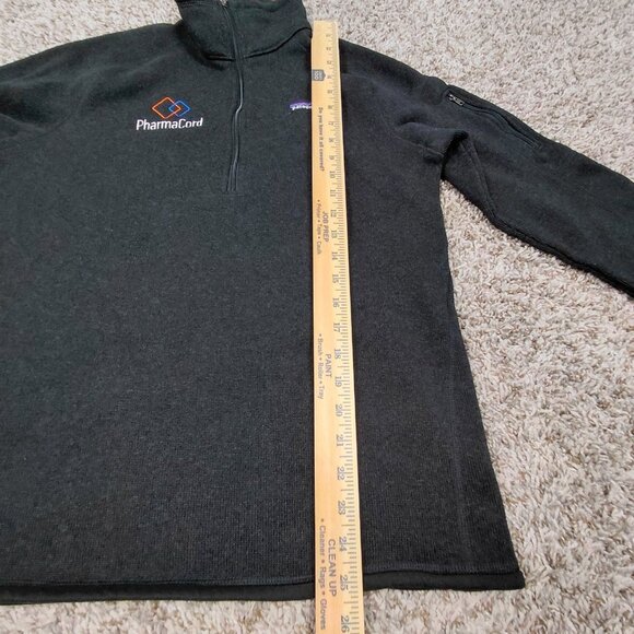 Patagonia 1/4 Zip Better Sweater Fleece Womens Large Dark Gray Outdoor Comfy - Picture 7 of 7